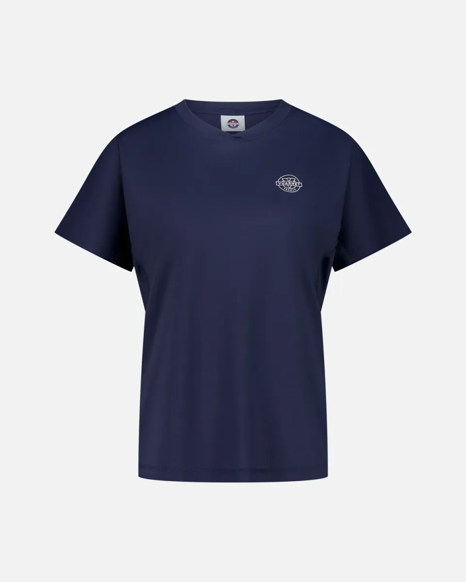 Vuarnet Maglietta Tecnica Donna Blu Marina UPF 50+