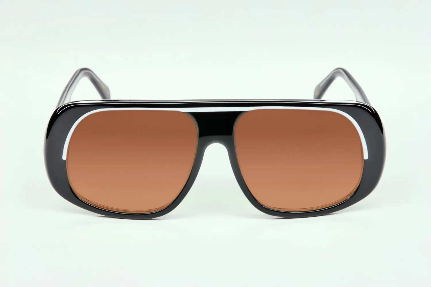 Lesca La Collection Modèle V. montatura da vista Noir acetato