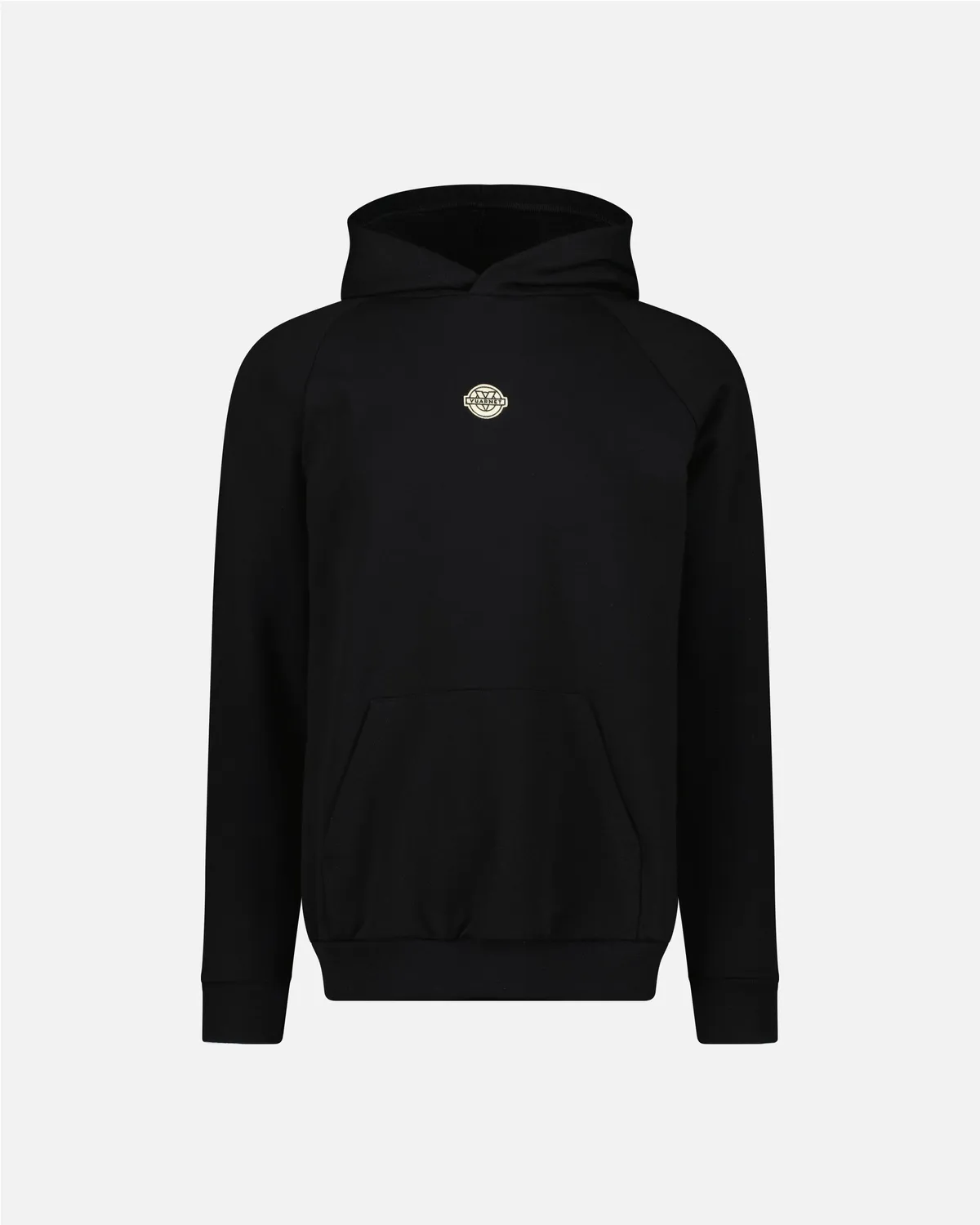 Vuarnet Badge felpa cappuccio nera cotone bio