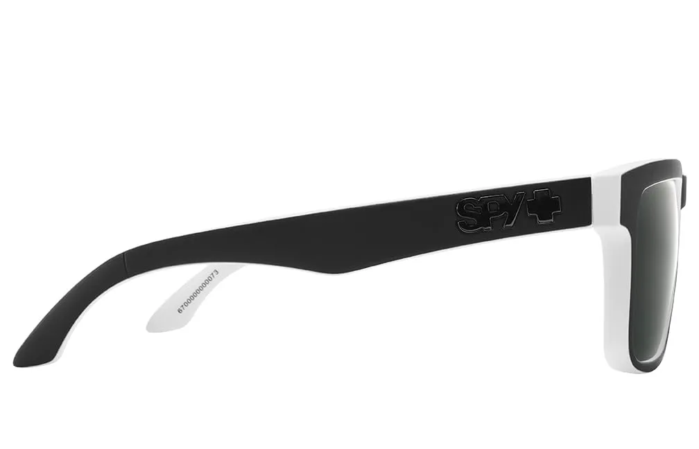Spy Casco occhiali da sole bianco polarizzati specchiati