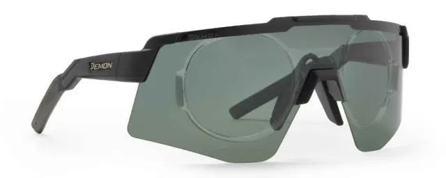 Demon Liegi Optical Clip occhiali sportivi nero polarizzato