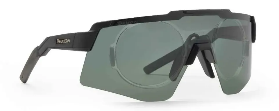Demon Liegi Optical Clip occhiali sportivi nero polarizzato