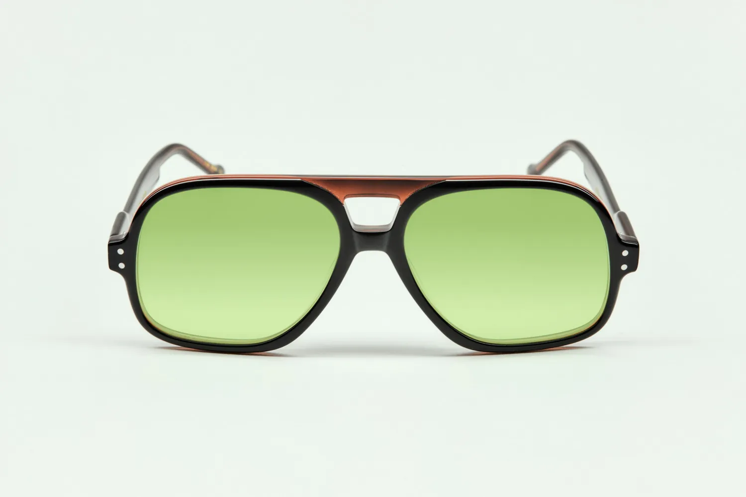 Lesca La Collection Lotus montatura da vista Black Brun acetato