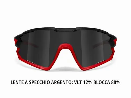 Bertoni Quasar occhiali sport polarizzati fotocromatici grigi