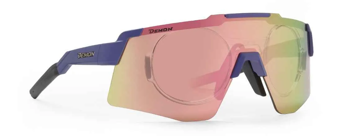 Demon Liegi Optical Clip occhiali sportivi bianco viola