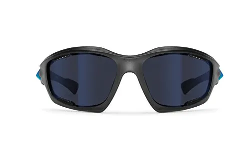 Bertoni FT1000D occhiali sport fumo specchiati blu galleggianti