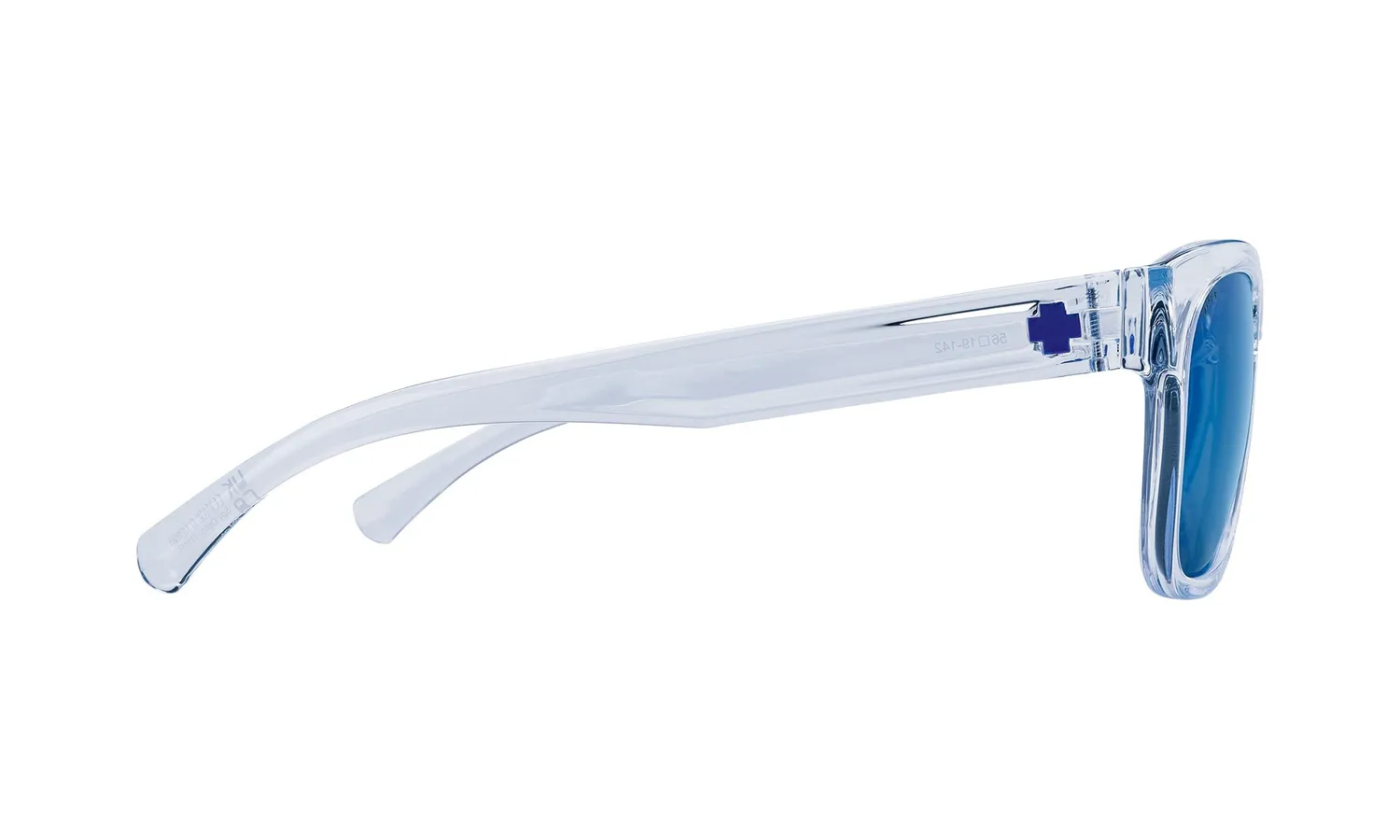 Spy Crossway occhiali sole quadrati azzurri specchiati