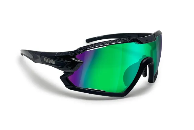 Bertoni Quasar occhiali ciclismo polarizzati fotocromatici