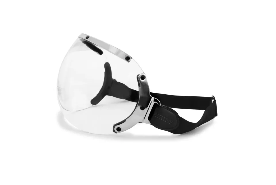 Bertoni visiera casco jet trasparente universale pelle