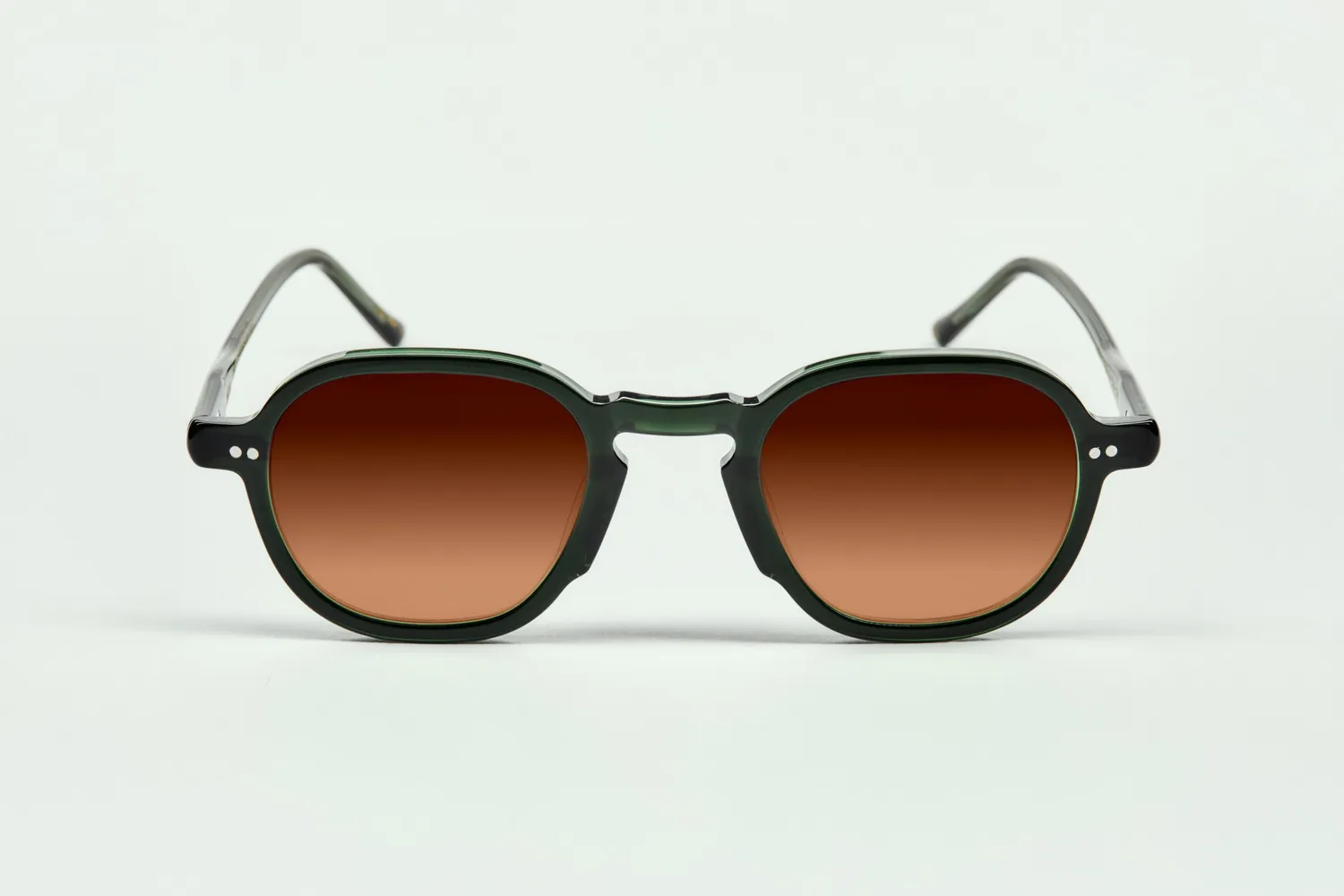 Lesca Collection Vodk montatura da vista verde acetato