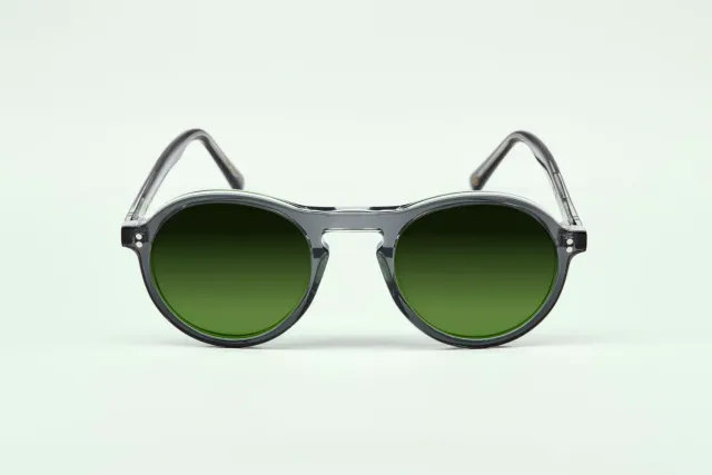 Lesca Collection Cage occhiale grigio acetato