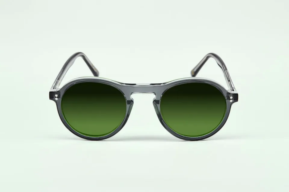 Lesca Collection Cage occhiale grigio acetato