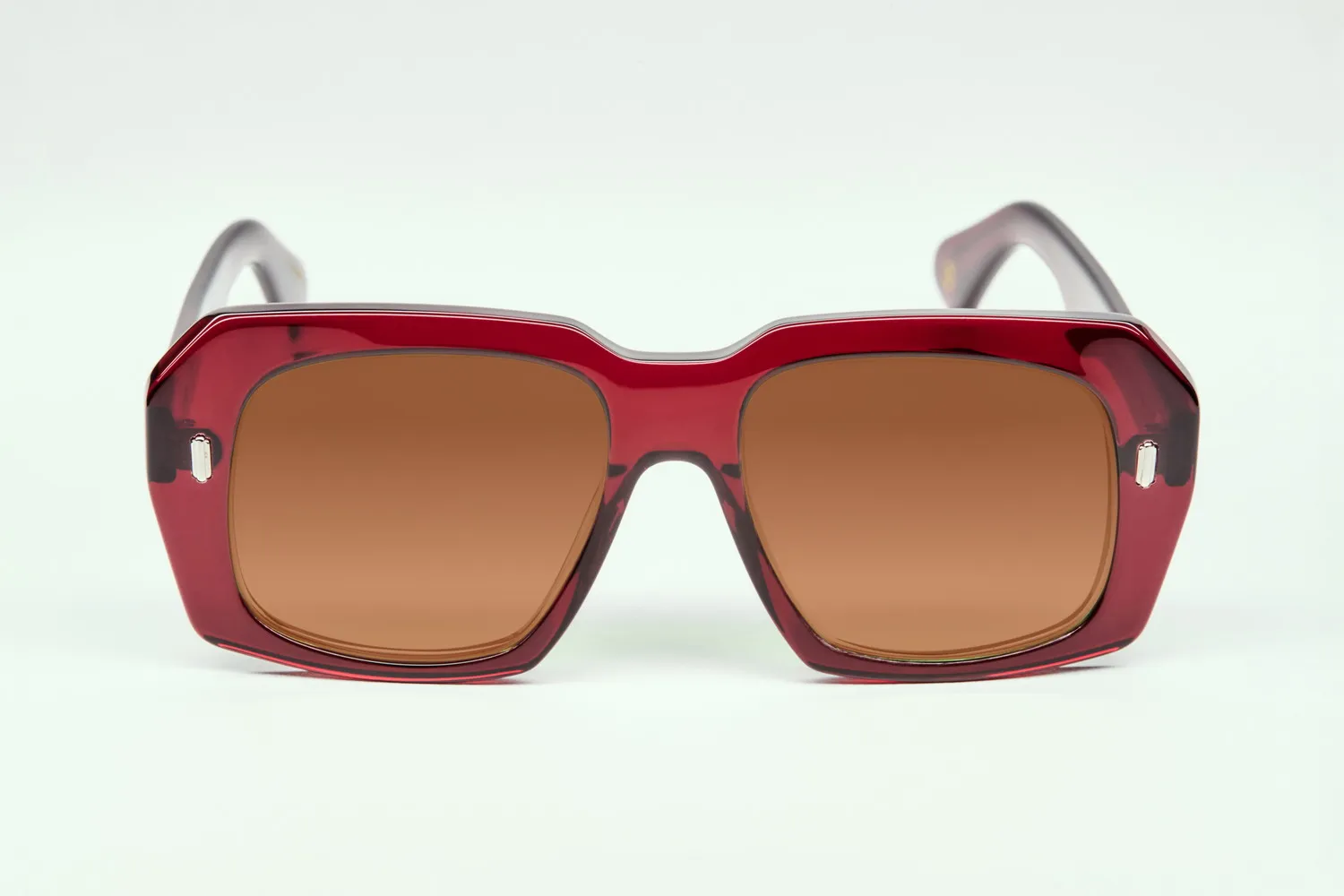 Lesca Bird Rouge Vermillon occhiali rossi sole