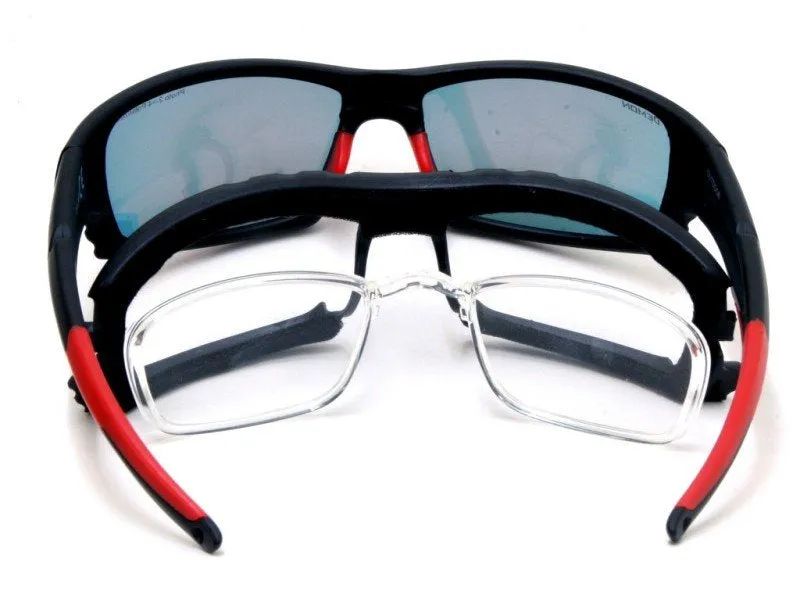 Demon Outdoor Optical-Clip occhiali sportivi fotocromatici neri
