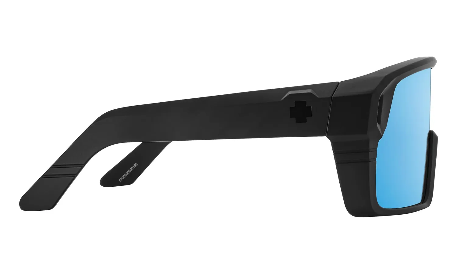 SPY Monolith occhiali da sole sportivi neri avvolgenti