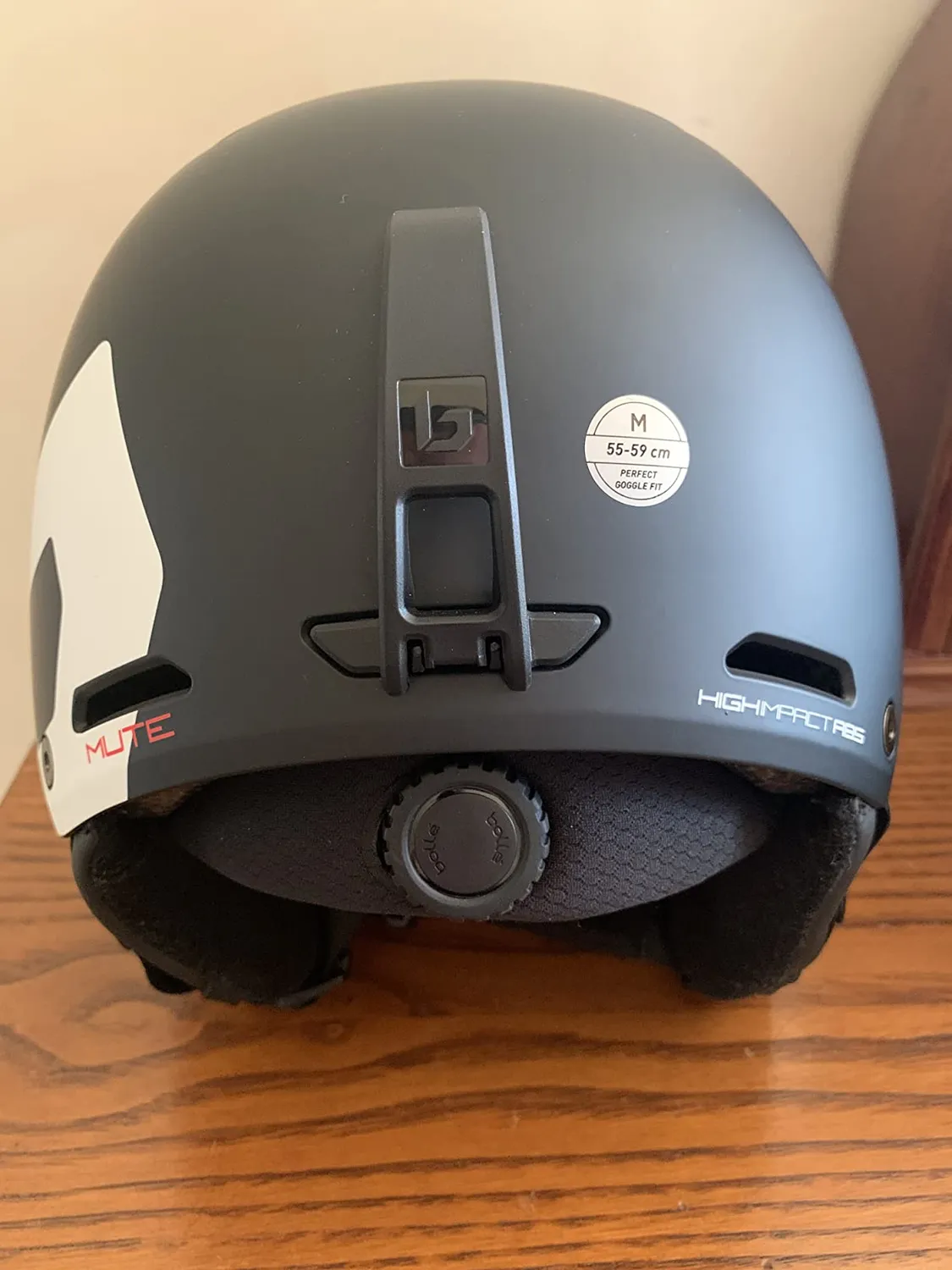 Bollé Mute casco sci nero gara slalom
