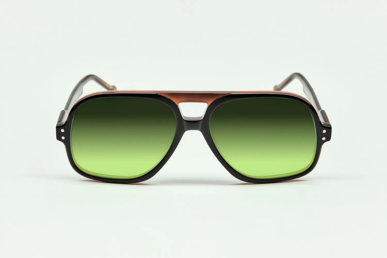 Lesca La Collection Lotus montatura da vista Black Brun acetato