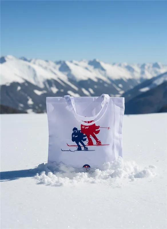Vuarnet Tote Bag borsa Marine con logo