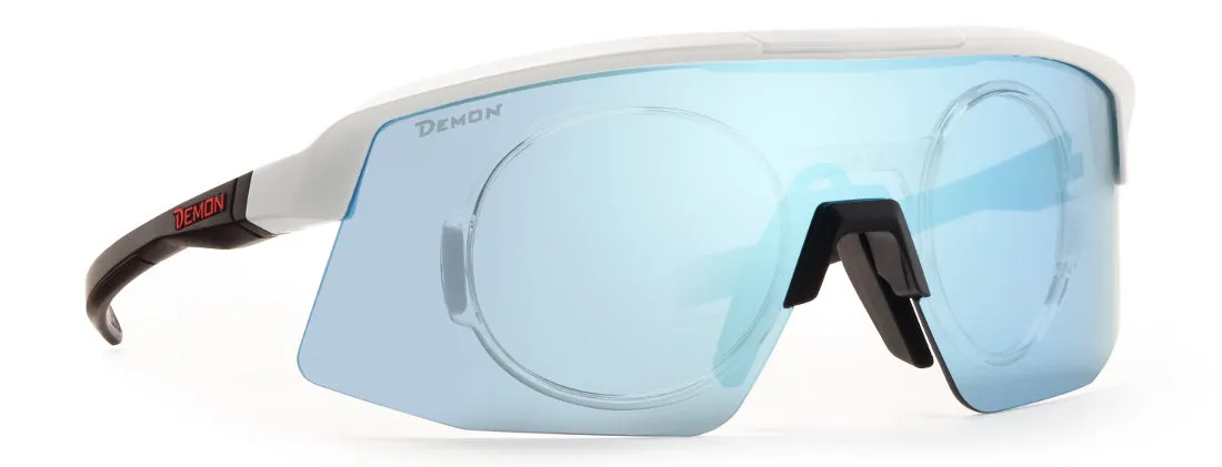 Demon Roubaix occhiali vista sport clip viola nero