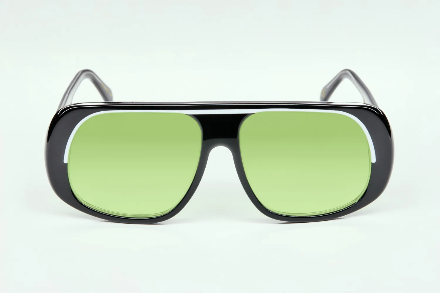 Lesca La Collection Modèle V. montatura da vista Noir acetato