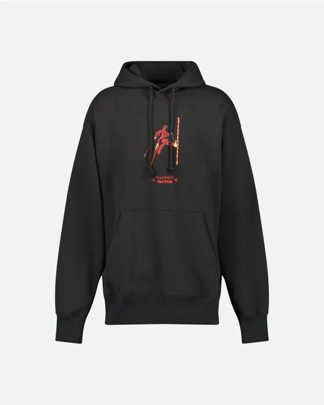 Vuarnet x Faction Mogul felpa cappuccio nera cotone