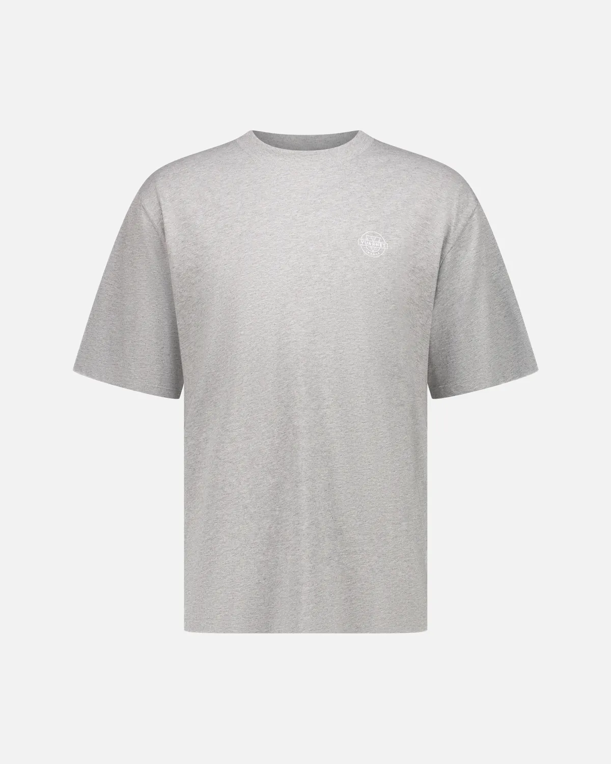 Vuarnet T-shirt uomo grigia cotone bio logo schiena