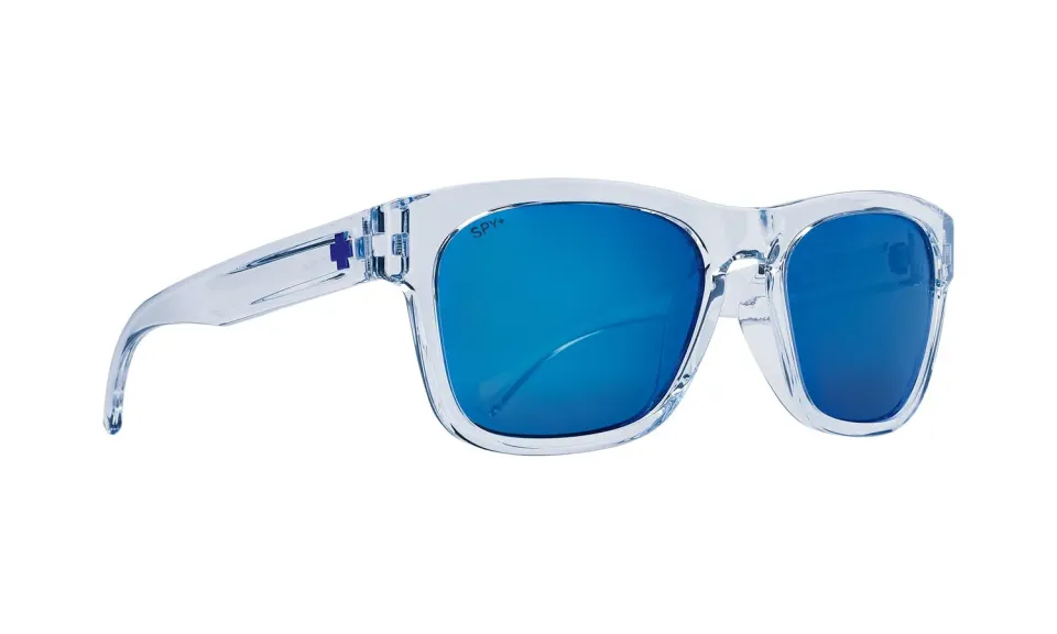 Spy Crossway occhiali sole quadrati azzurri specchiati