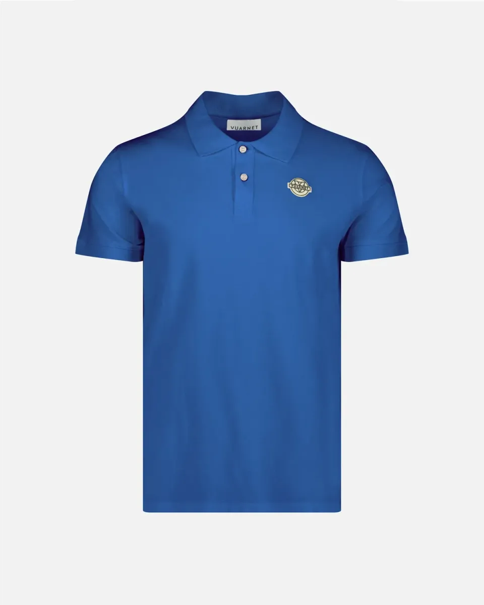 Vuarnet Cancun polo uomo bianca cotone elasticizzato