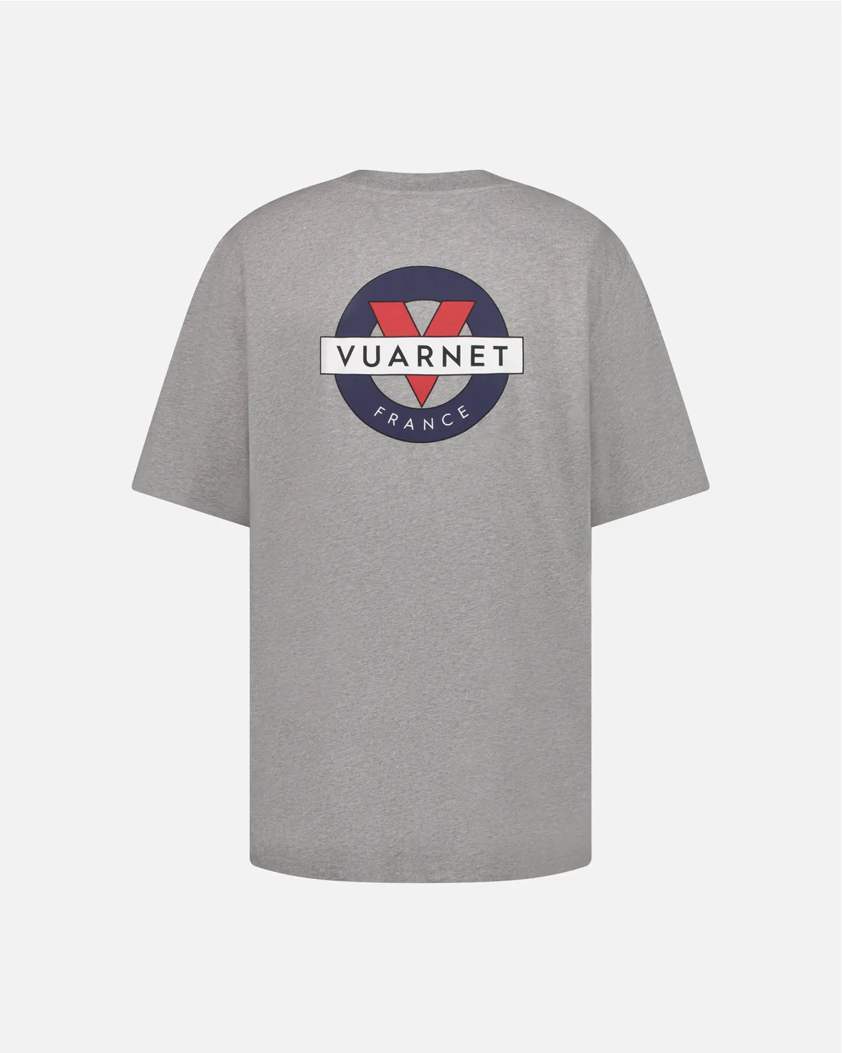 Vuarnet Logo T-shirt uomo maglietta grigia cotone leggero