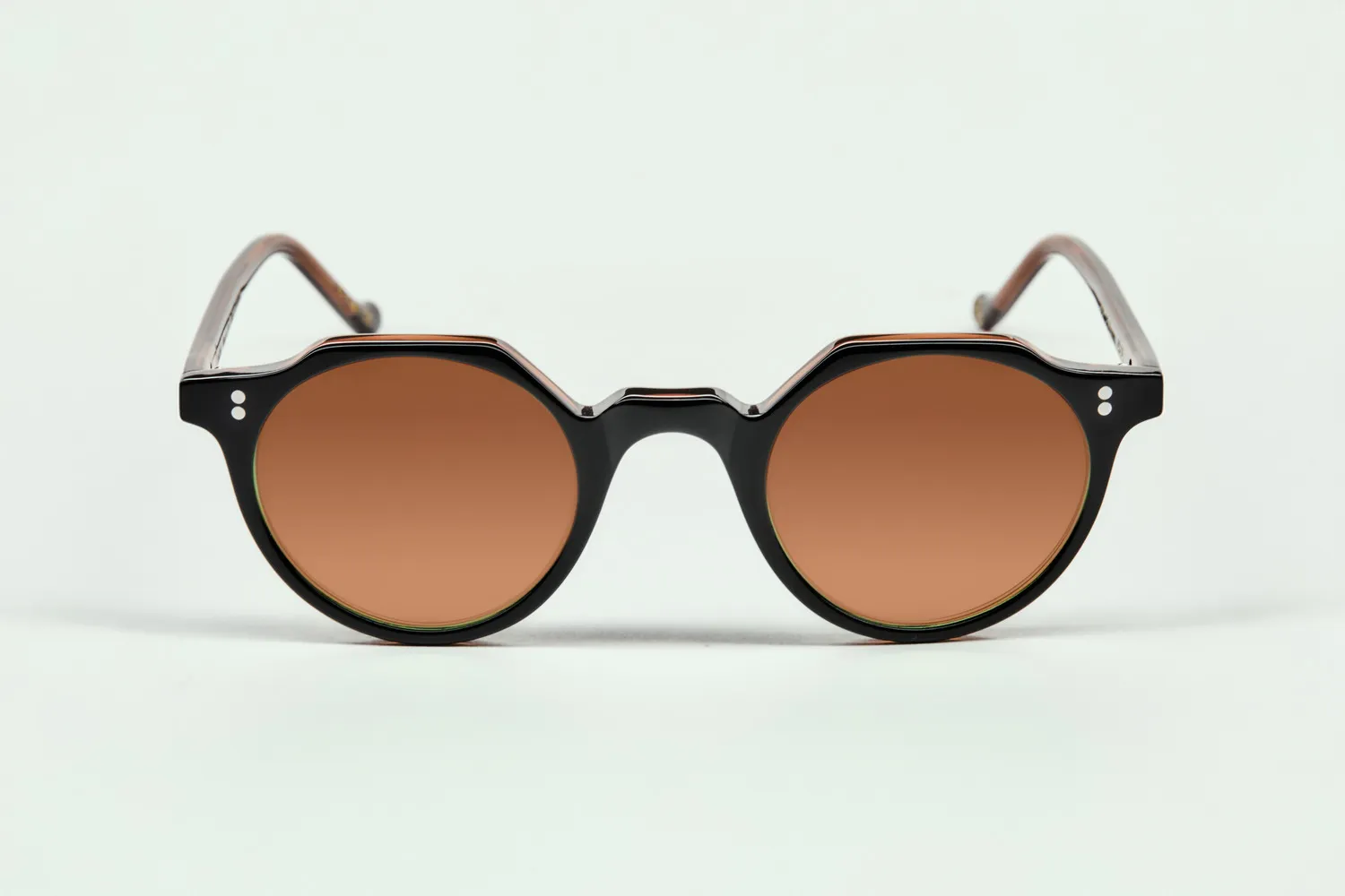Lesca Black Edition Heri occhiali da vista nero marrone