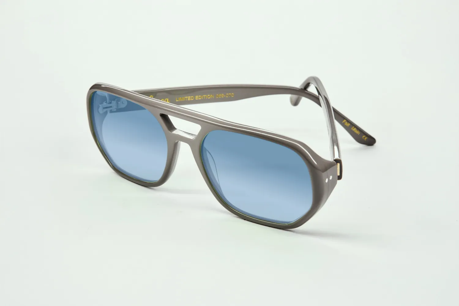 Lesca Collection Fefe montatura grigio Nardo acetato