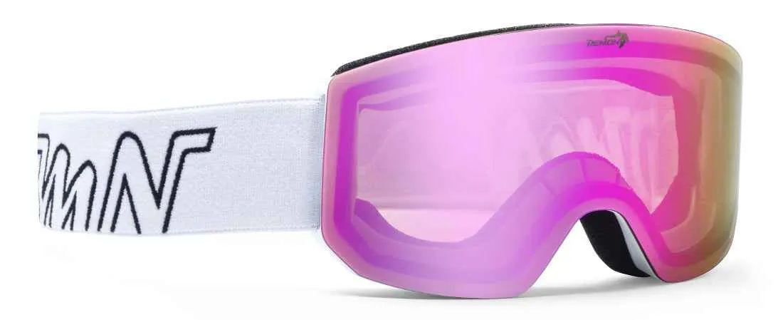 Demon Self maschera sci nero lente verde donna teen