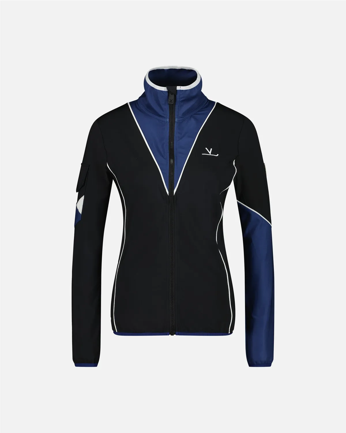 Vuarnet Dora Fleece pile Nero Blu riciclato
