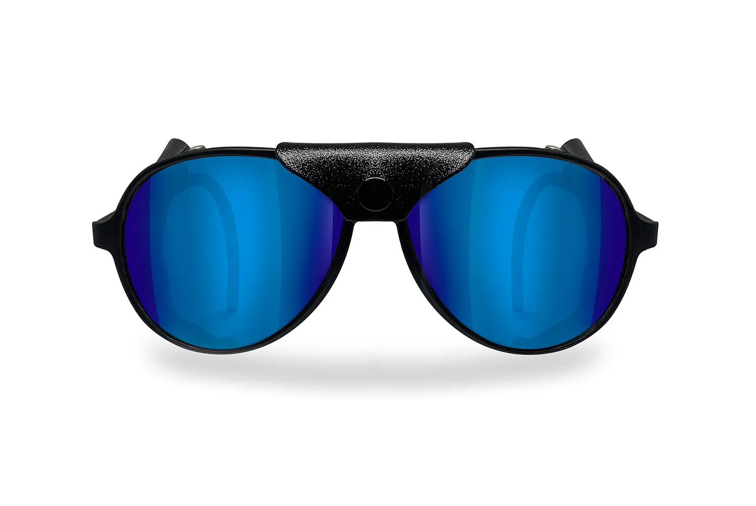 Bertoni Alps occhiali montagna nero blu polarizzato