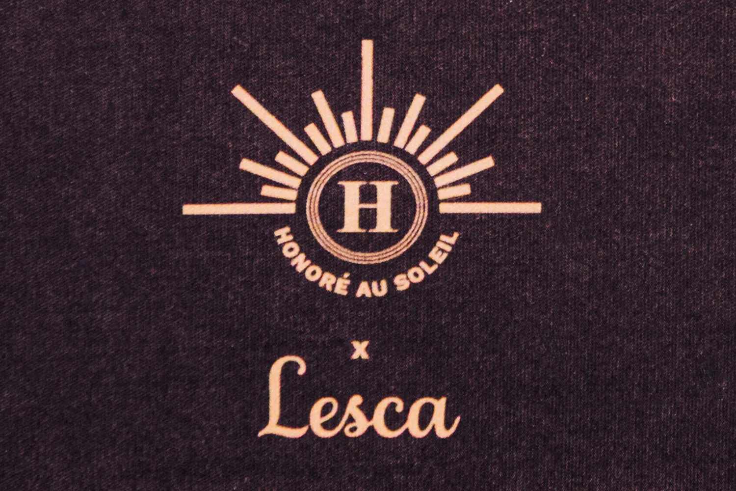 Lesca Honoré Tupac occhiali da sole rosso ebano