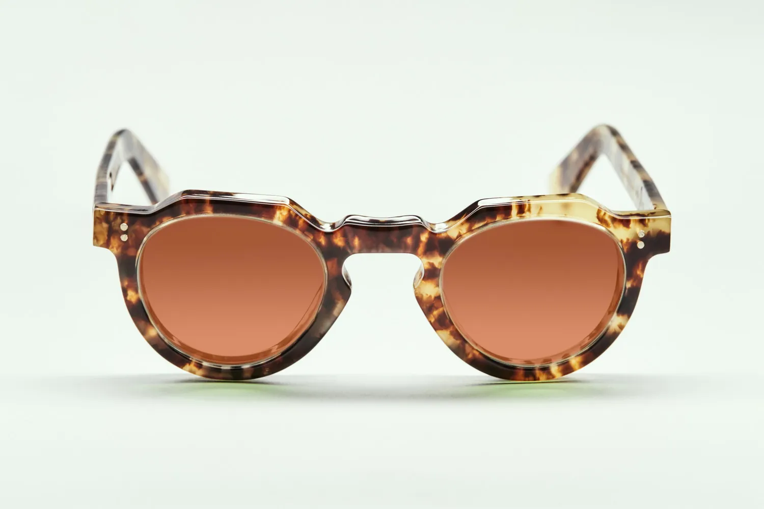 Lesca Upcycling Crown occhiali da vista Tigré 8 mm acetato