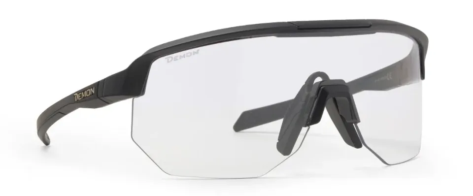 Demon Fiandre occhiali running Matt Black fotocromatici 0-3