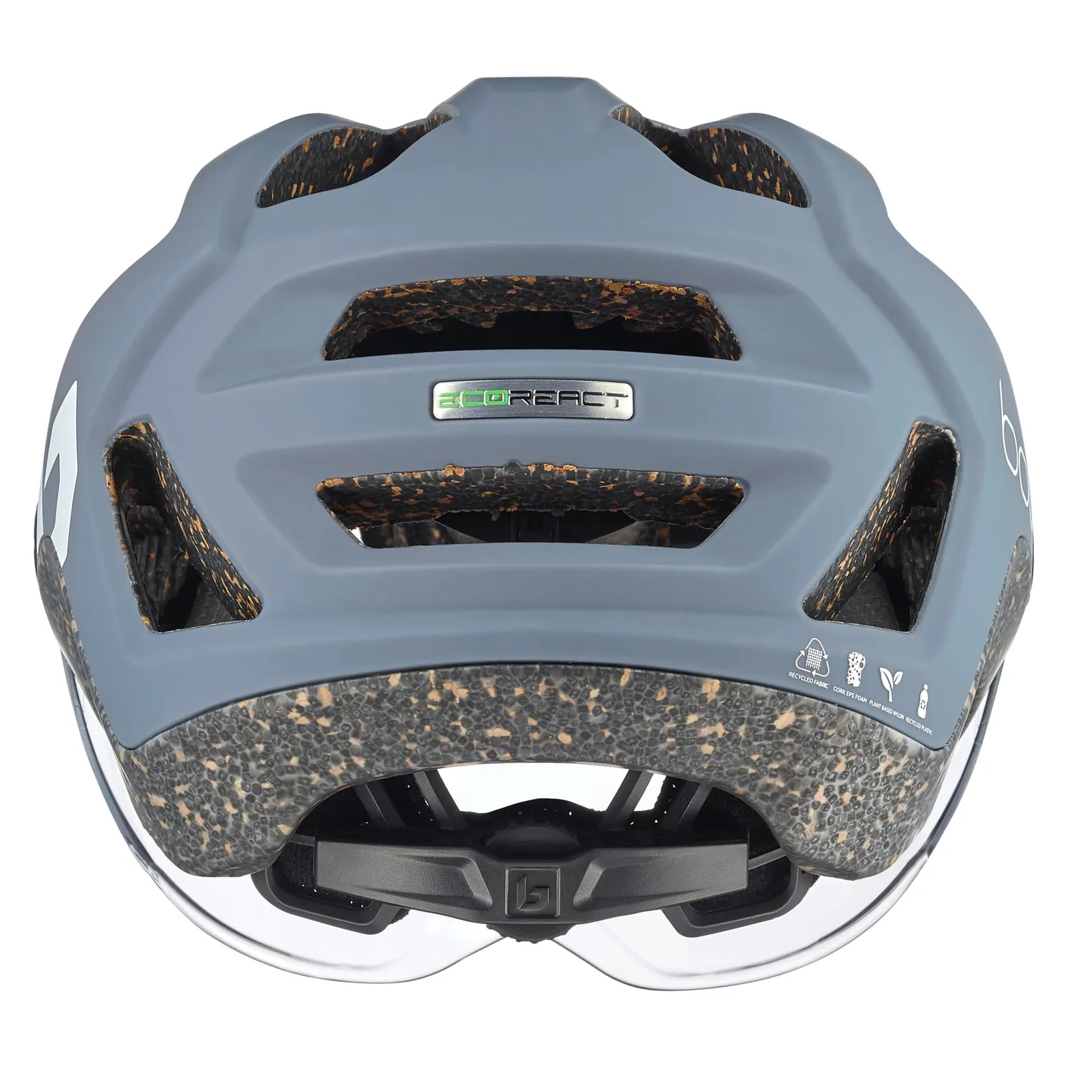 Bollé React Visor casco bici con visiera grigio S