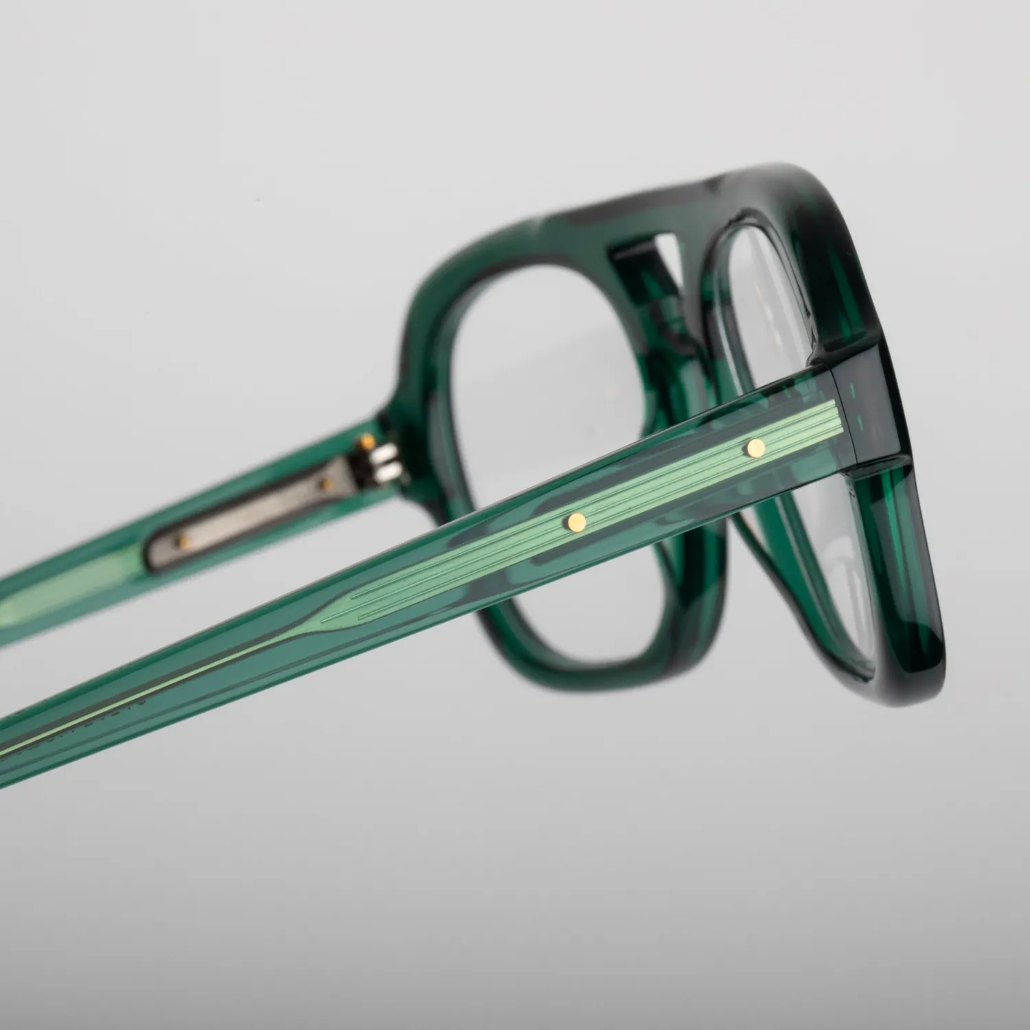 Steve McQueen Classic Limits montatura vista verde doppio ponte