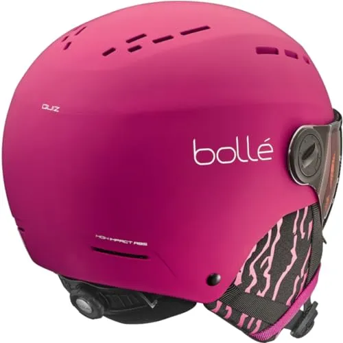 Bollé Quiz Visor casco sci bambino visiera rosa S