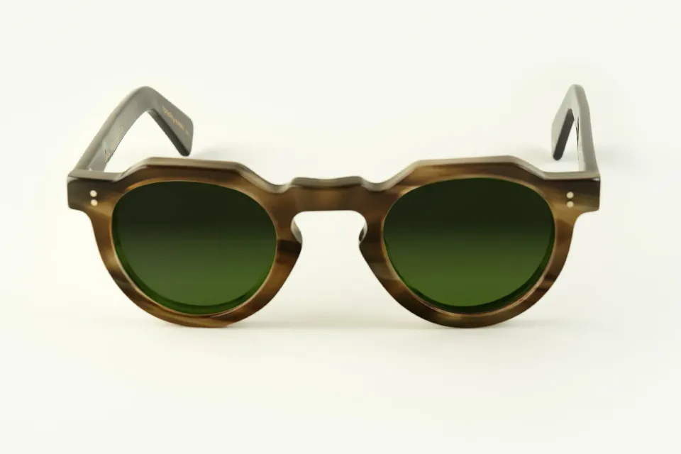 Lesca Upcycling Crown montatura da vista Corne 8mm acetato