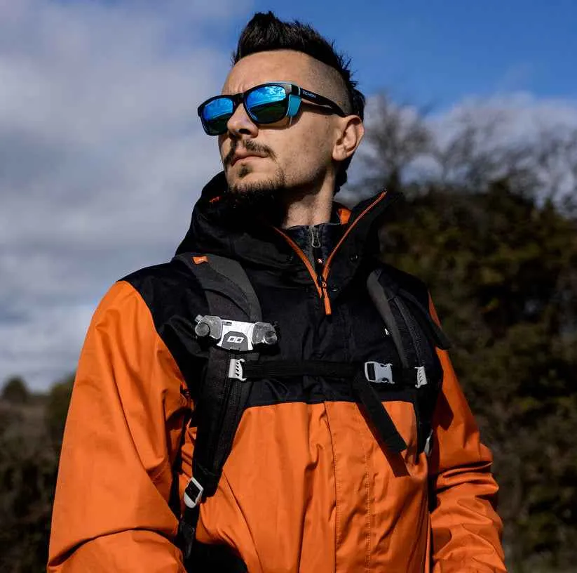 Demon Xlite J occhiali trekking polarizzati blu 20g