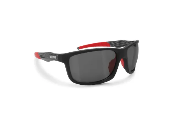 Bertoni Alien 03 occhiali sportivi antivento neri Cat.3