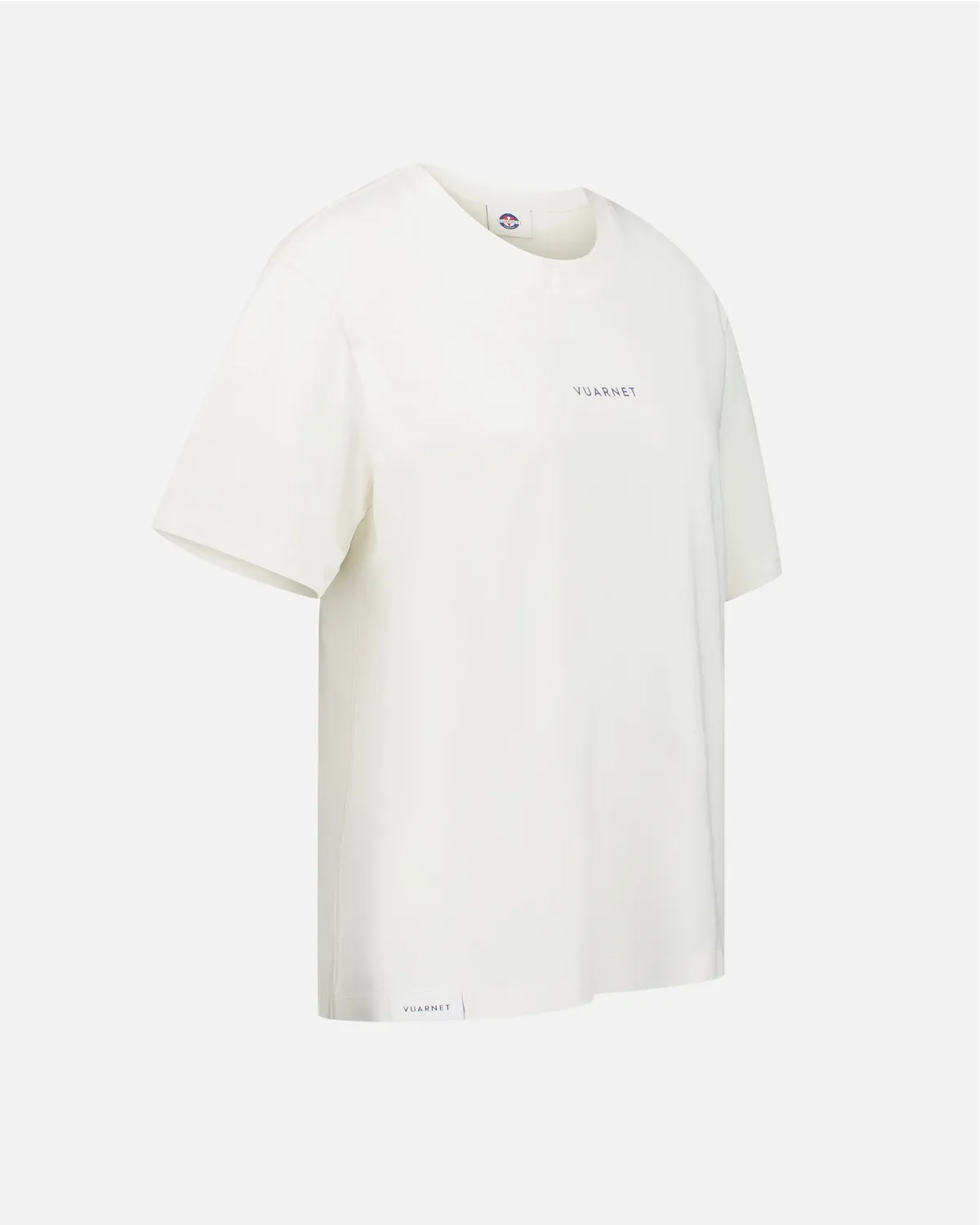 Vuarnet Logo t-shirt donna bianca cotone bio