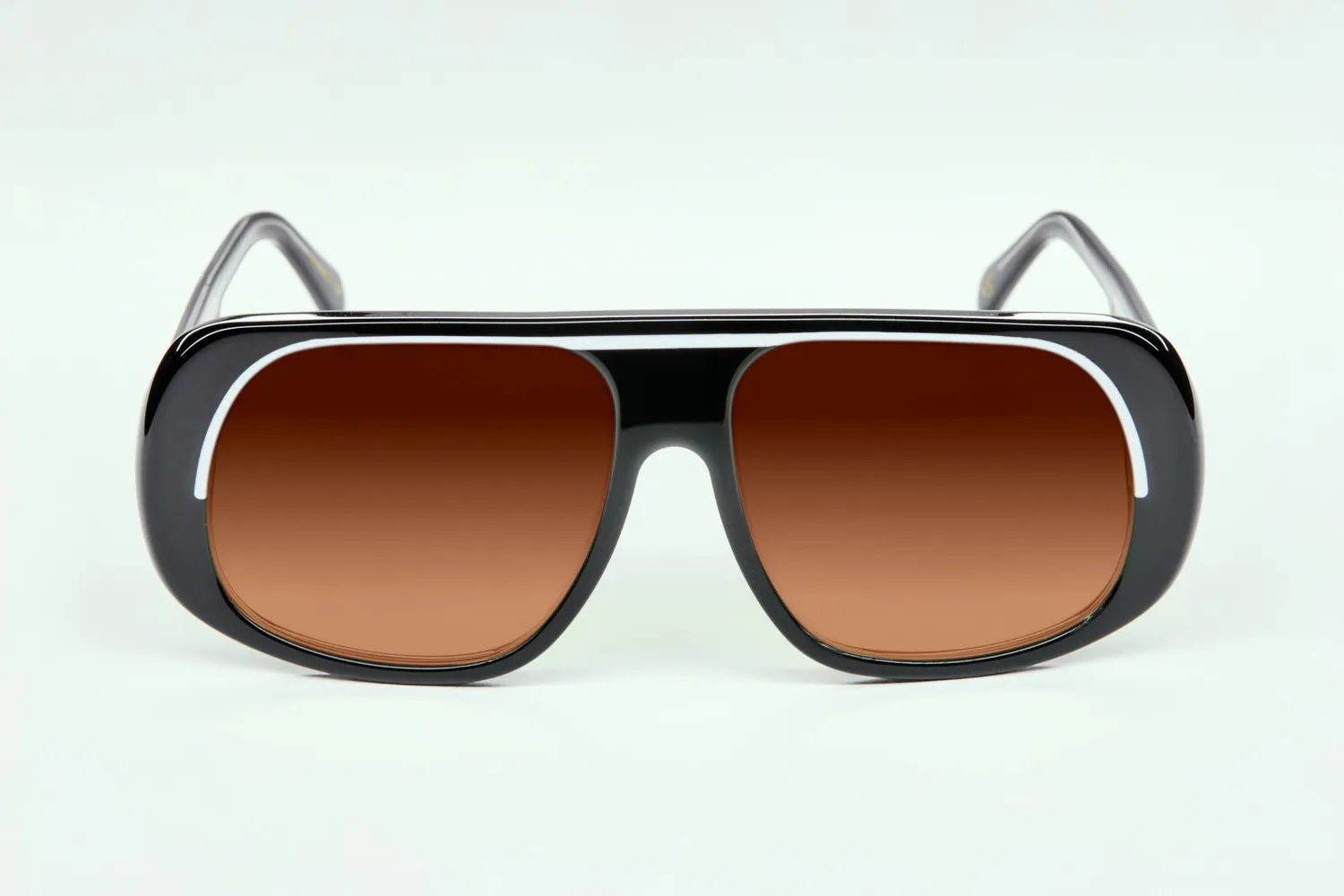 Lesca La Collection Modèle V. montatura da vista Noir acetato