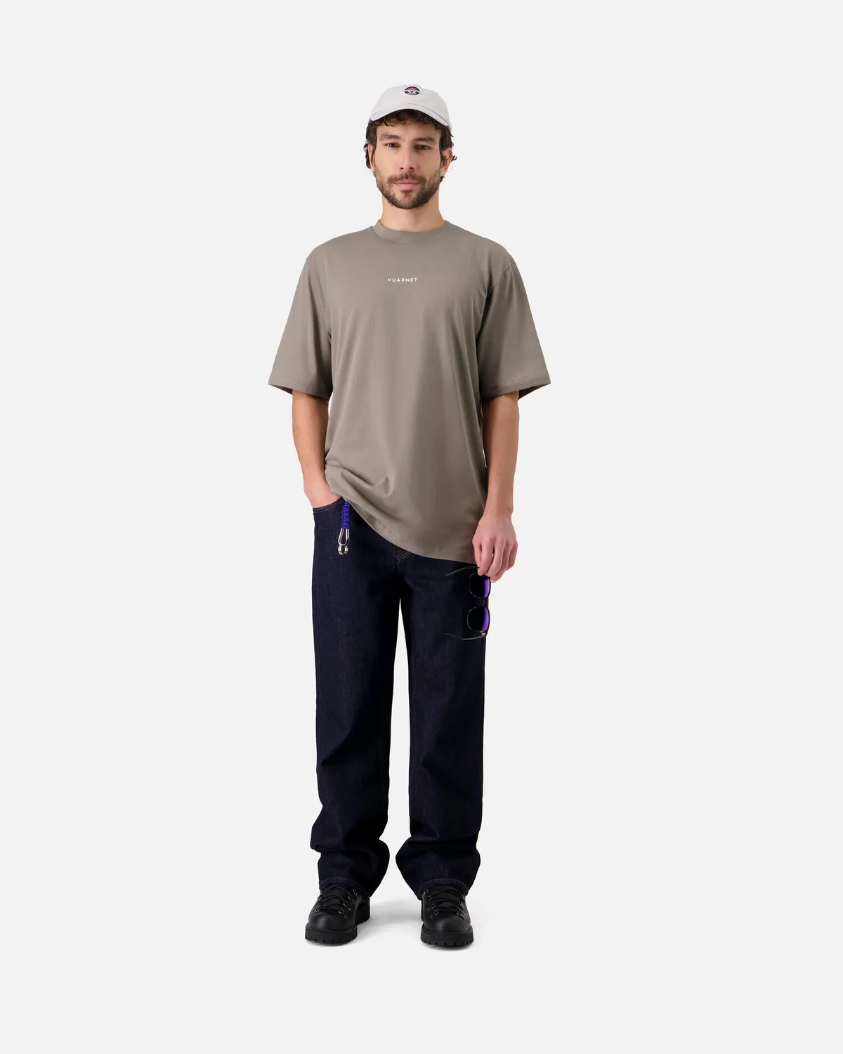 Vuarnet Logo cappellino grigio misto lana unisex