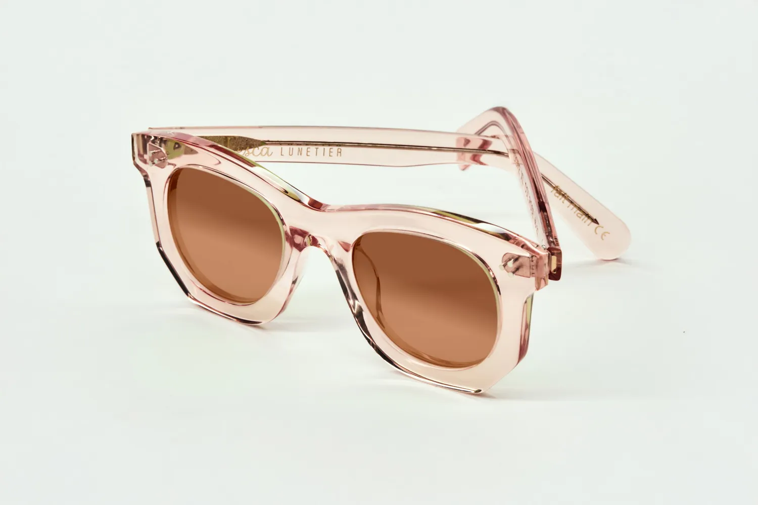 Lesca Collection Ogre XL montatura da vista rosa solidale