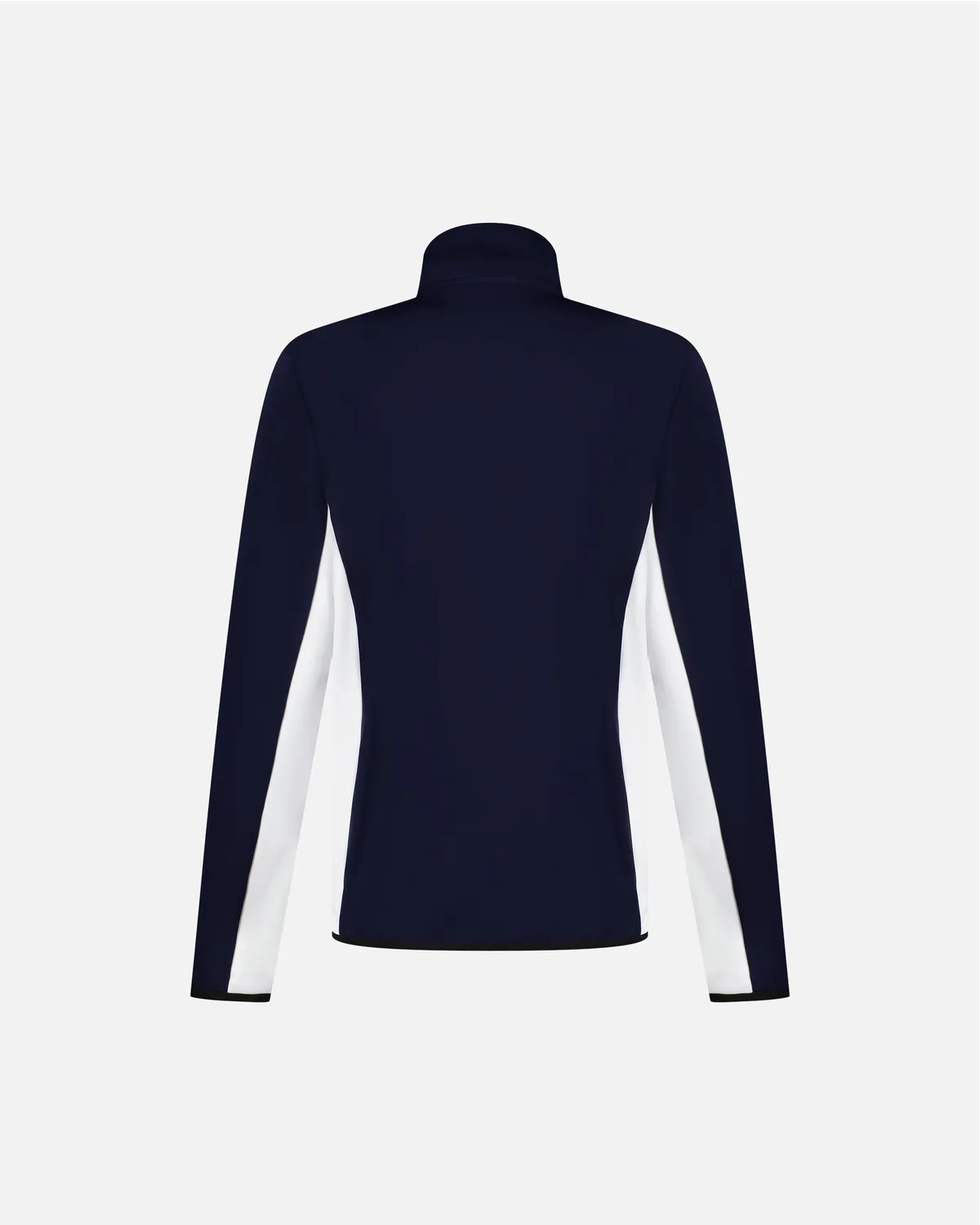 Vuarnet Urial pile uomo blu-bianco con zip intera