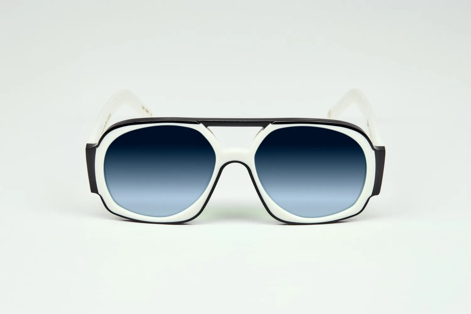 Lesca Tupac Black & White montatura da vista acetato