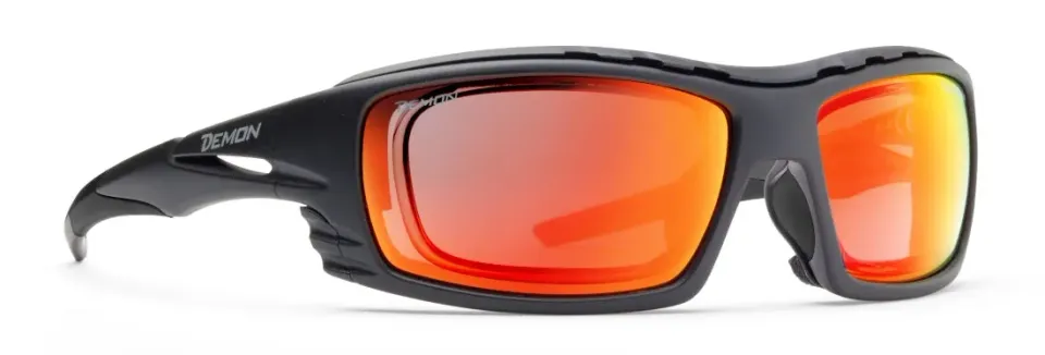 Demon Outdoor Optical-Clip occhiali sportivi fotocromatici neri